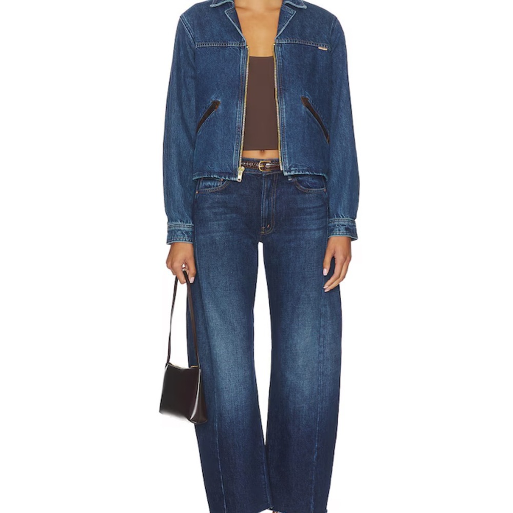 Mother Women's mid-rise Full Pipe Flood jeans NWT